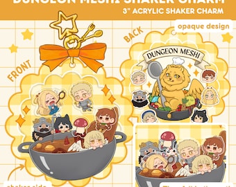 PREORDER - Dungeon Meshi Acrylic Shaker Charm