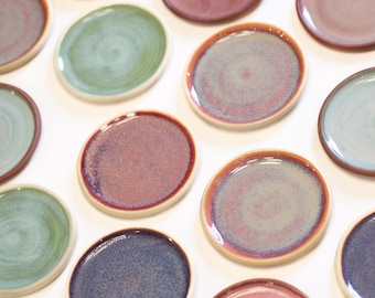 Sottobicchieri pastello - Sottobicchieri in ceramica fatti a mano