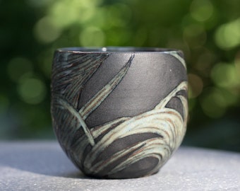 Tangled - Handmade pottery ceramic stoneware mug for coffee or tea cup - Best handmade gift for her, him, friends