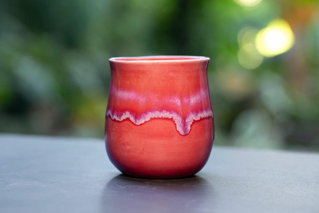 Red - Handcrafted Ceramic Toys (Set of 2)