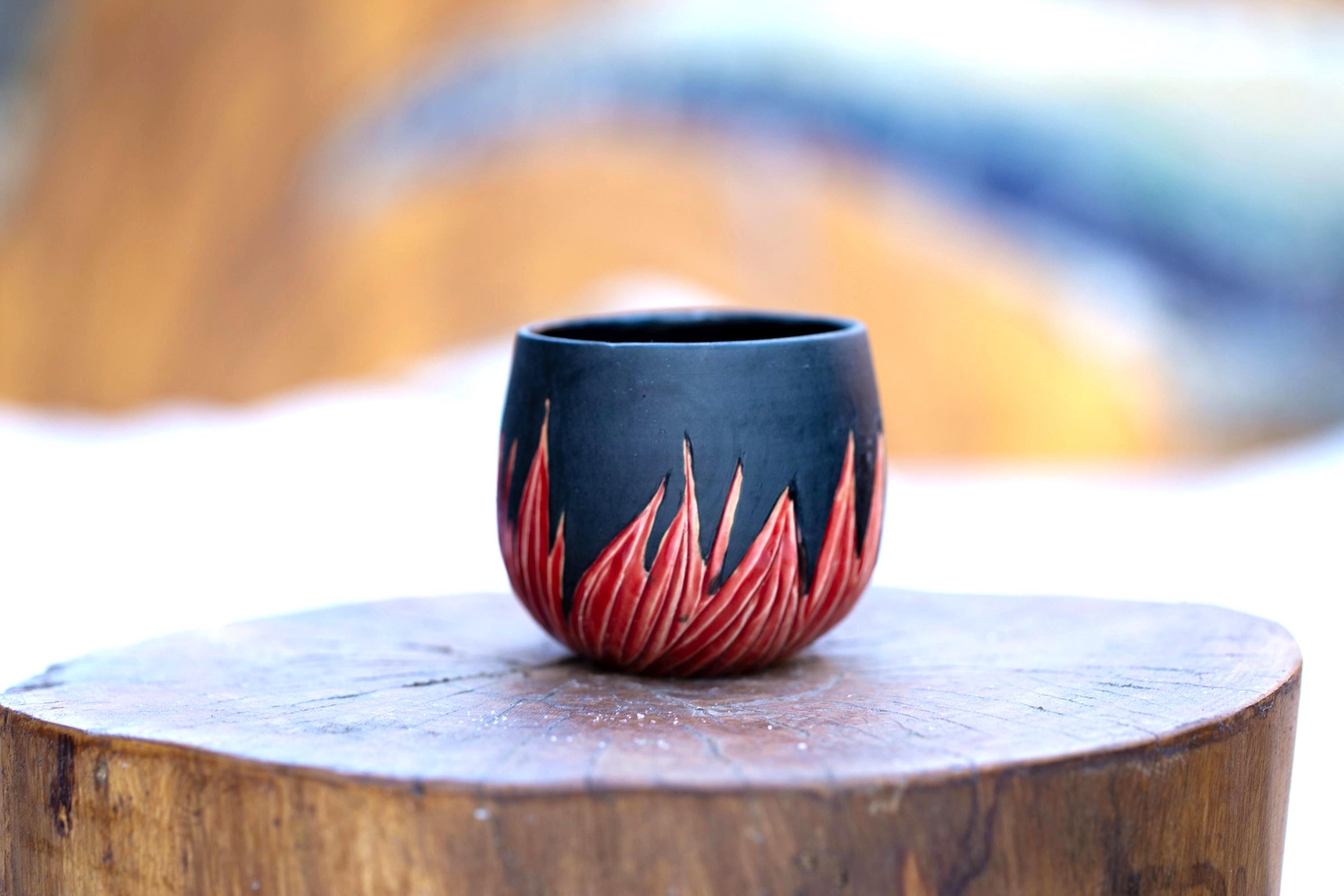 Phoenix - Handmade Pottery Ceramic Stoneware Mug - Etsy India