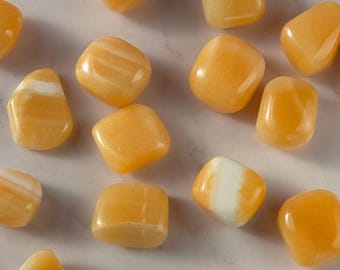 Orange Calcite Tumble – Intuitively Chosen
