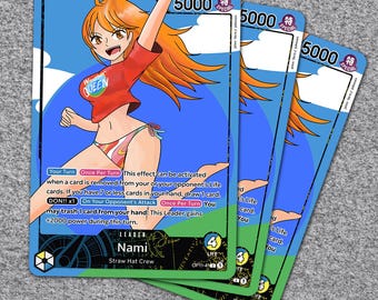 One Piece Proxy Card Leader Holo - Nami OP11-041 Alt Art Whole