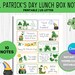 St. Patrick's Day Lunch Box Notes for Kids, Editable Lunchbox Notes ...