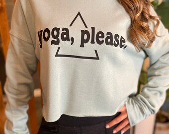 Cropped Women's Crewneck Sweatshirt