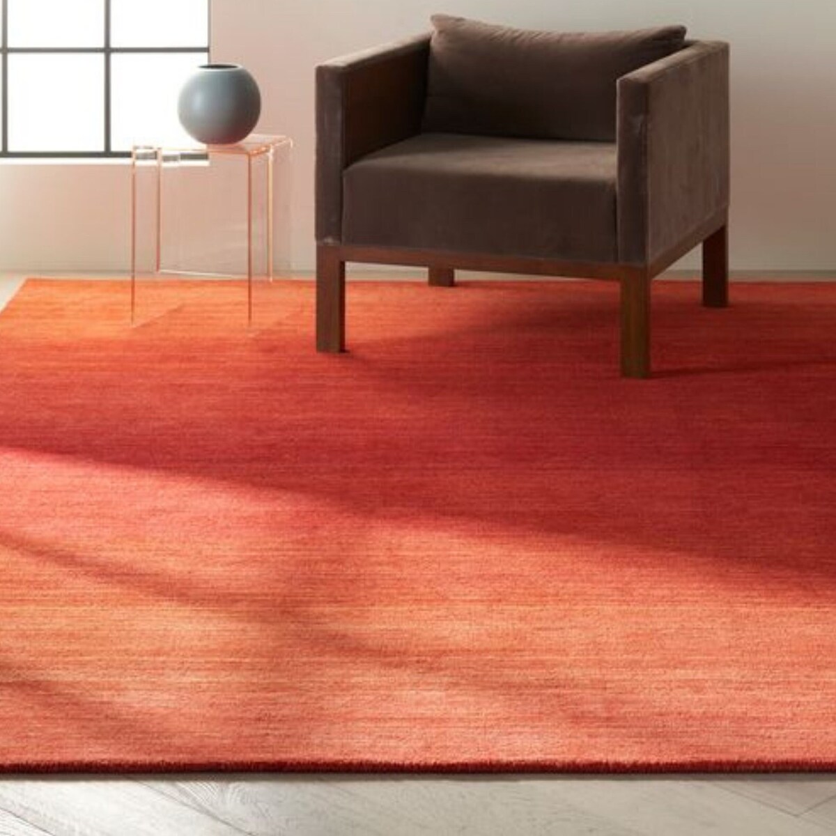 Plain Sun Set Colour Hand Tufted Wool Area Rug Available in 3x5, 4x6, 5x8, 8x10, 9x12 Feet for Hall Kitchen Living Room Bed Room - Etsy
