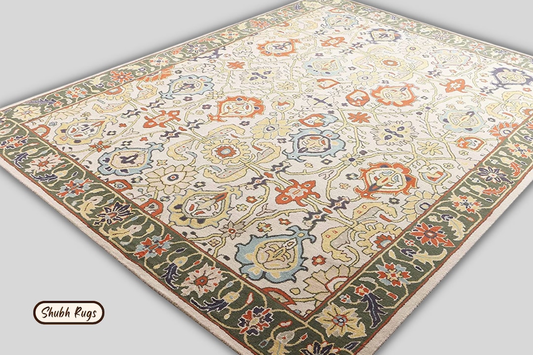 New Ballard Design 5x8 8x10 9x12 Carli Hand Tufted Woolen Area Rug Etsy