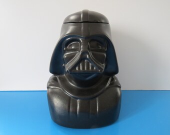 Vintage Star Wars Darth Vader Plastic Container, Lucasfilm Ltd, Hanson Manufacturing Inc, Made in Canada