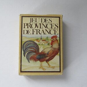 Vintage Provinces of France Playing Cards, Boéchat Frères Master of Card Makers, Dusserrre Editions, 1980s, Made in France