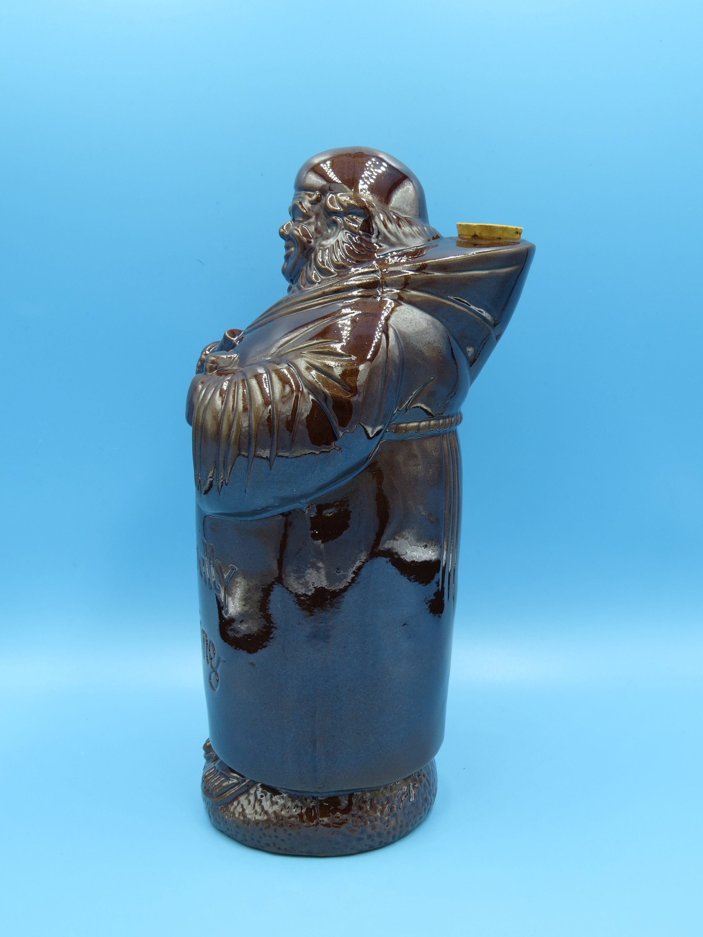 Vintage Joke Friar Tuck Monk Decanter Bottle Made in Japan Etsy