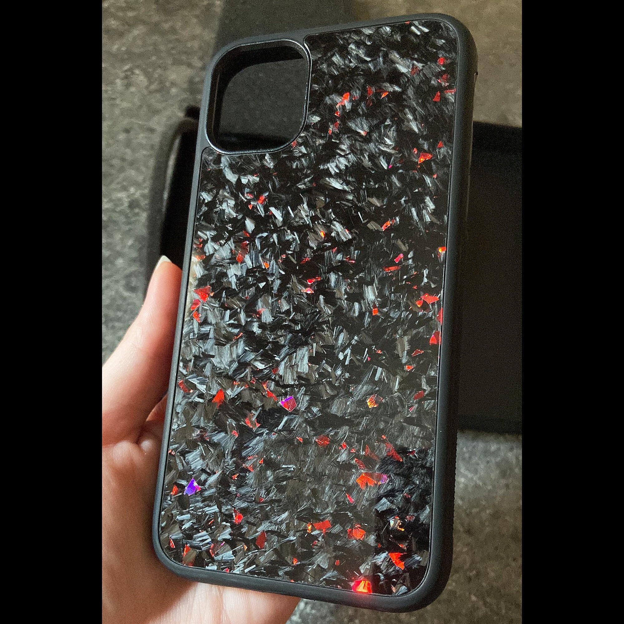 Red Carbon Fiber Iphone Case for XS XS Max11 11 Etsy