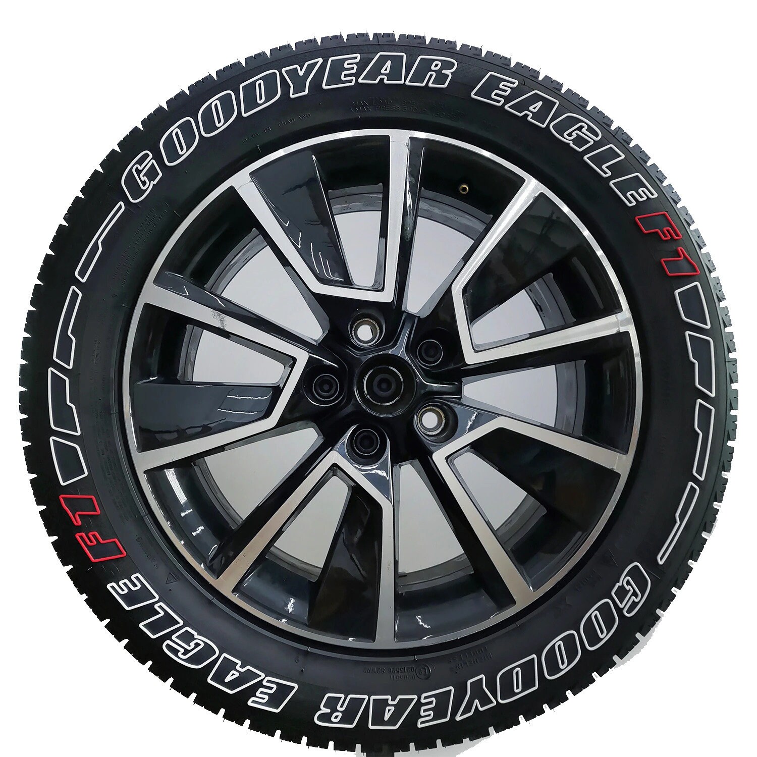 Custom Tire Stickers Personalized Wording Rubber Outline Tire Lettering