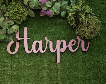 Personalized 3D Baby Name Sign: Custom Nursery Decor, 24 inch