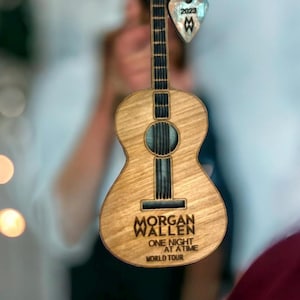 Morgan Wallen guitar, concert memorabilia, Wallen, guitar, country decor, gifts, music, concert, magnet, Christmas gift, stocking stuffer