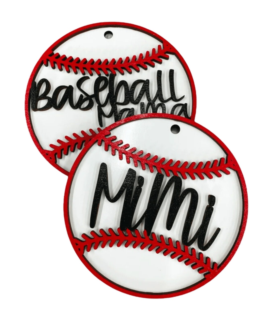 Baseball Bag Tag Car Truck Charm Coaches Gift Team Spirit Sports Bag