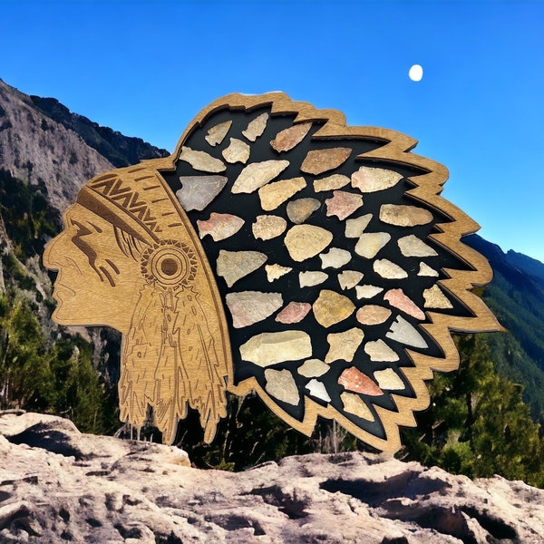 Arrowhead Display Case Etsy