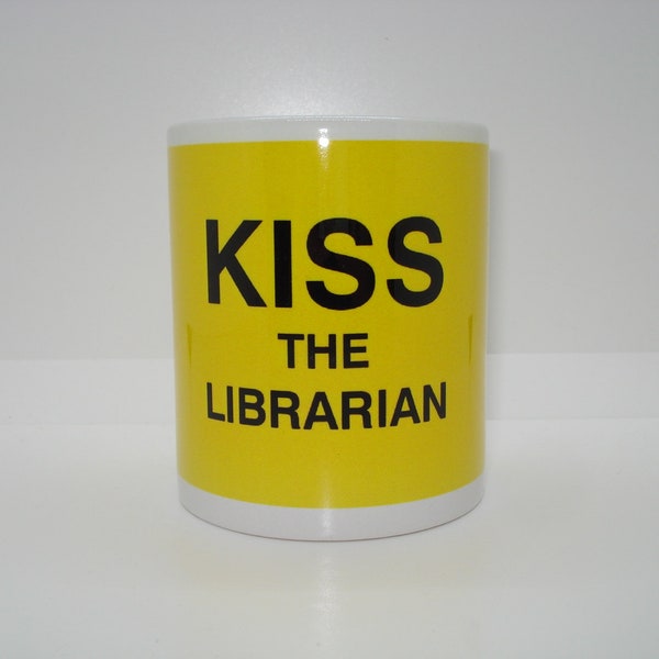 Ceramic Mug Kiss The Librarian Spike Giles Buffy the Vampire Slayer Buffy The Vampire Slayer