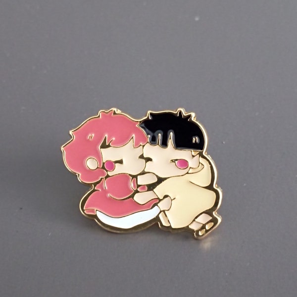 Pin's Broche Email Chibli Ponyo sur la falaise Miyazaki Studio Ghibli