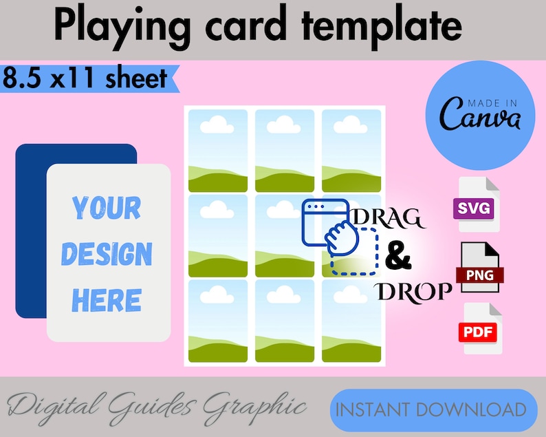 Blank Playing Card Template Playing Card Template Svg Poker Card Blank Playing Card Template Playing Card Template Svg Poker Card