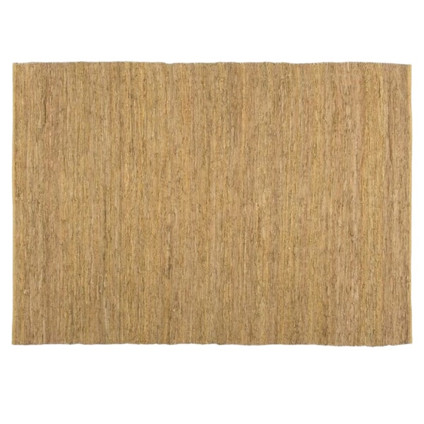 Tapis de cheminée en cuir - Cadeau pour maman - Tapis ignifuge pour cheminée - OR BEIGE