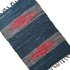 Tappeto in pelle ignifuga Red Diamonds 50 x 80 cm (20 x 32 pollici) – Tappeto resistente al calore