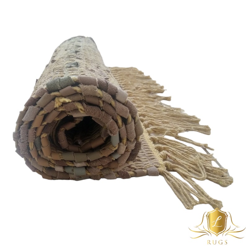 Leather Hearth Rug for Fireplace Fireproof Mat BEIGE GOLD Etsy