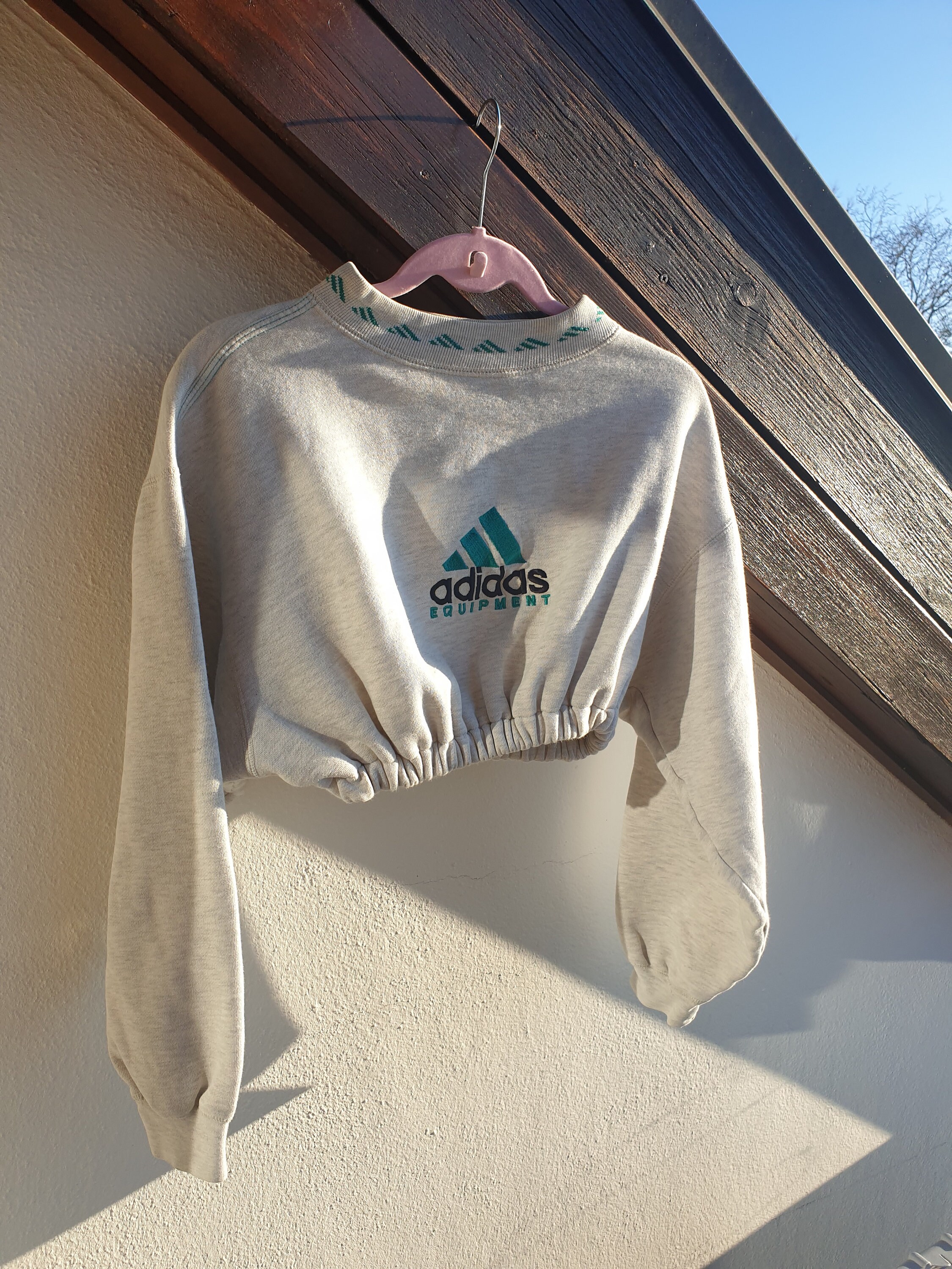 Getalenteerd adopteren Doe herleven Vintage Adidas Equipment Sweater Cropped S - Etsy