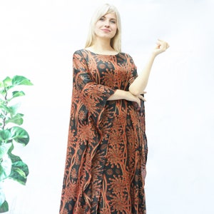 Brown kaftan dressing gown silk caftan evening dress silk kaftan luxury kaftan delivery gift for mother classic silk kaftan luxury plus size