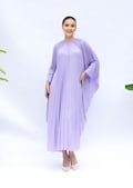 Lilac Kaftan Dressing Gown, Wedding Kaftan Party Poolside, Pleated Kaftan Plus Size Gift for Mother, Resort Caftan Pleated Loungewear Kaftan product logo