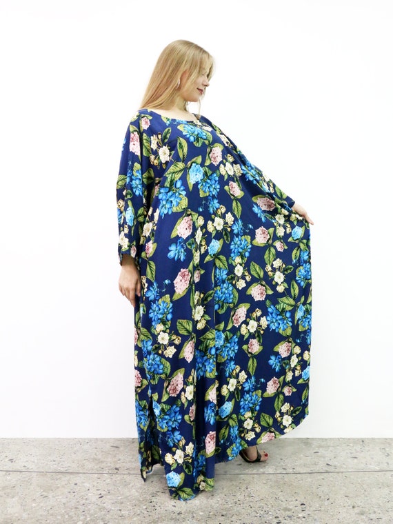 Lungo Caftano Abito Hippy Boho Maxi Taglia Plus Donna Caftano Tunica - Foto 8