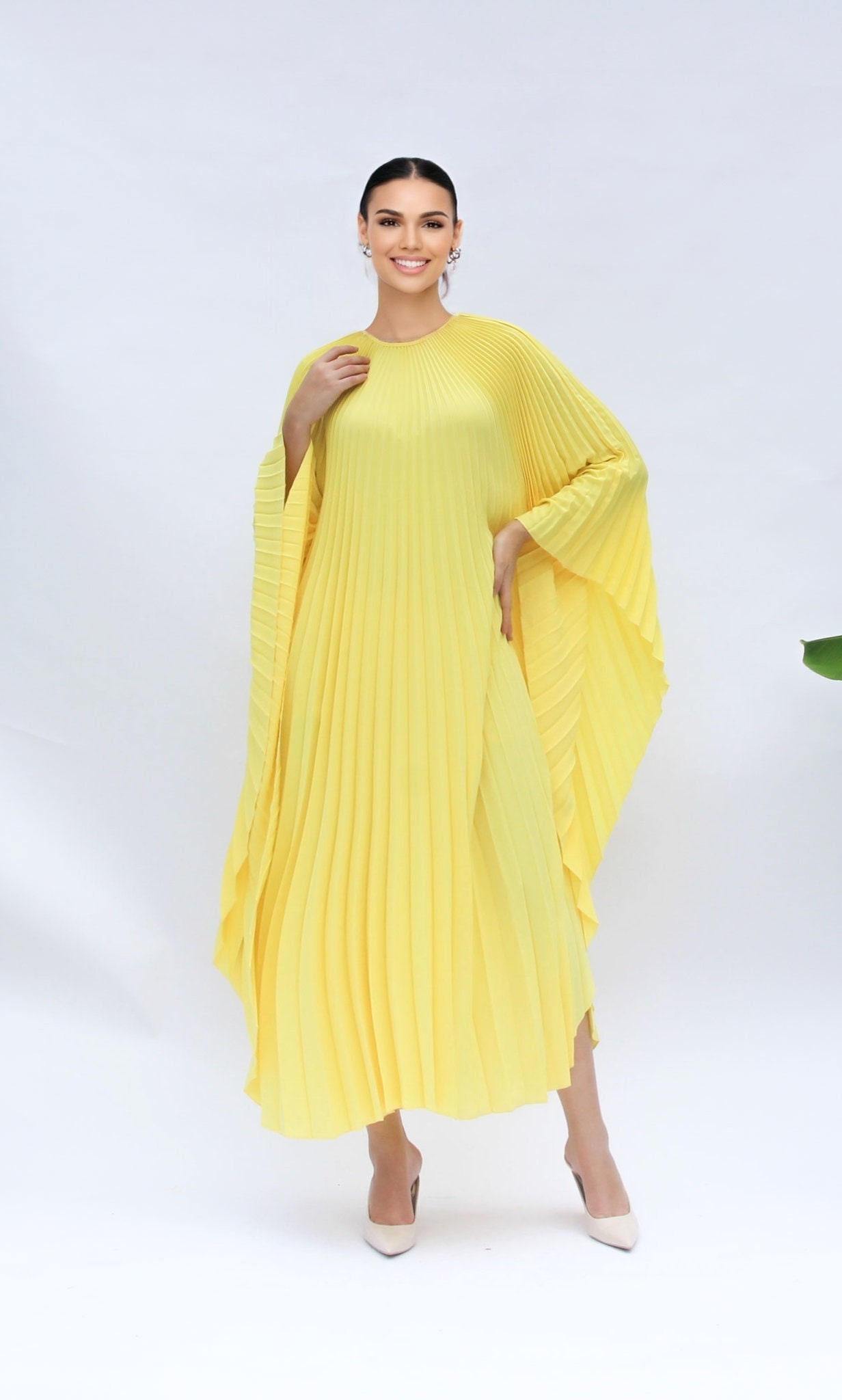 Caftan jaune Etsy France