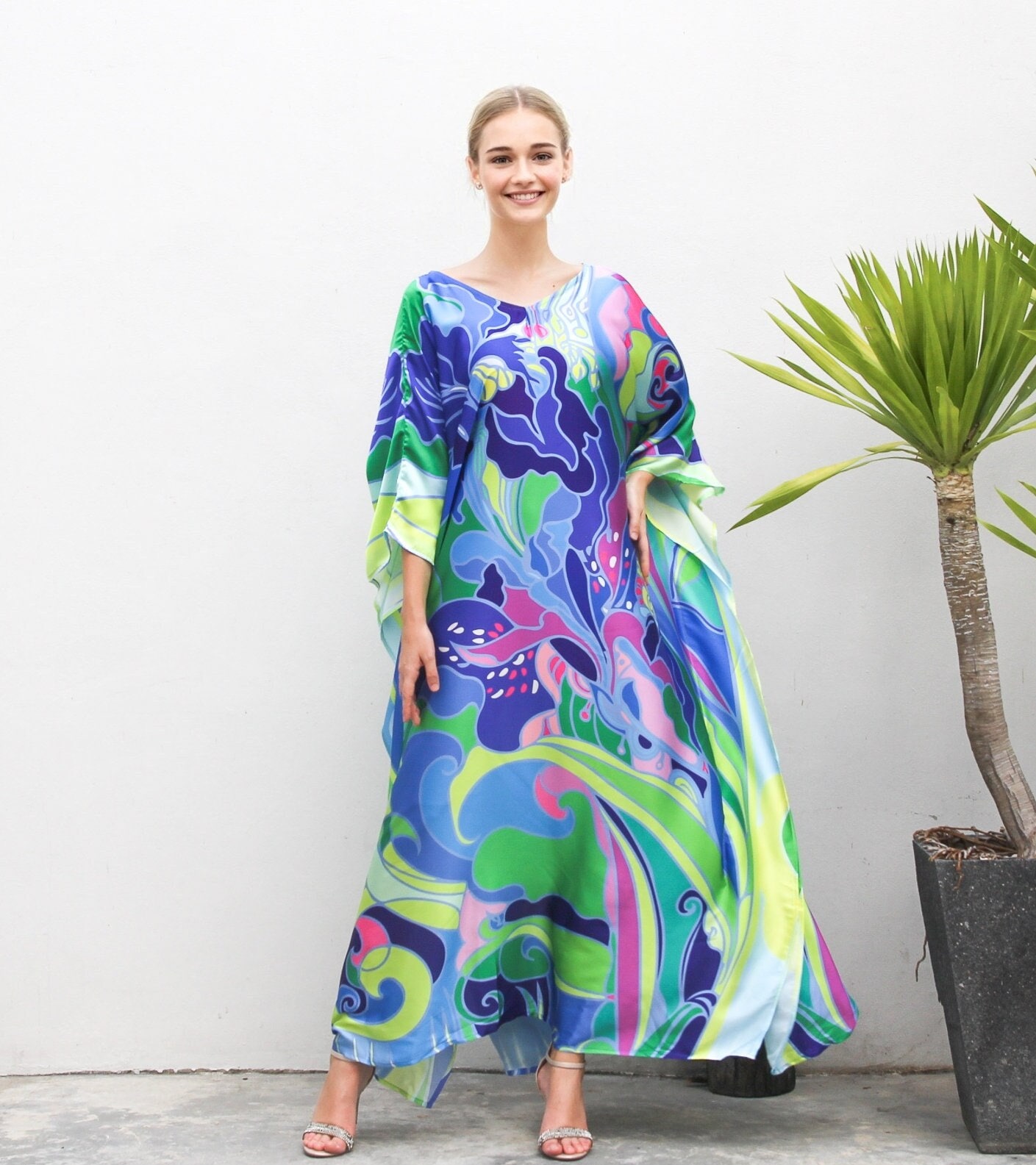 Silk Resort Wear - Etsy