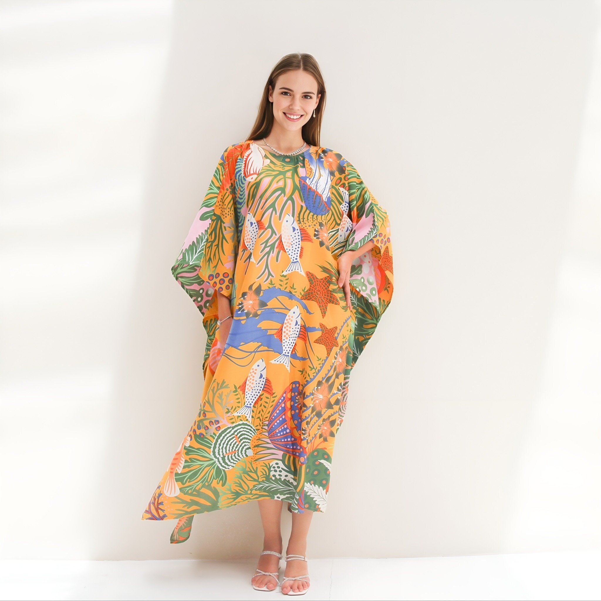 Silk Lounge Dress Etsy