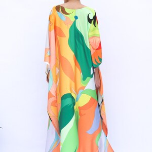Yellow Vines Kaftan set