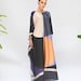 Light Brown Abstract Polyester Women Plus Size Kaftan Poolside