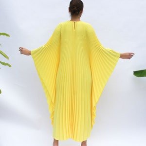 Yellow kaftan dress main image 0