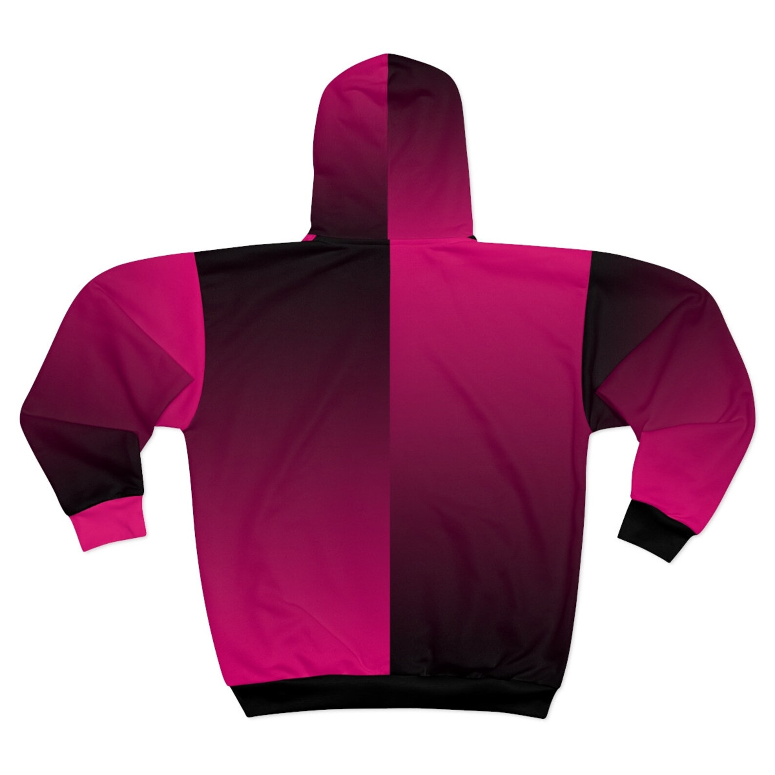 magenta zip up hoodie
