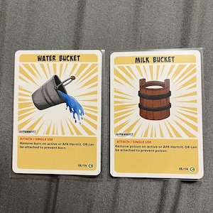 Cartes Hermitcraft JCC 1re et 2e édition (simples) Cartes à effet commun CREO