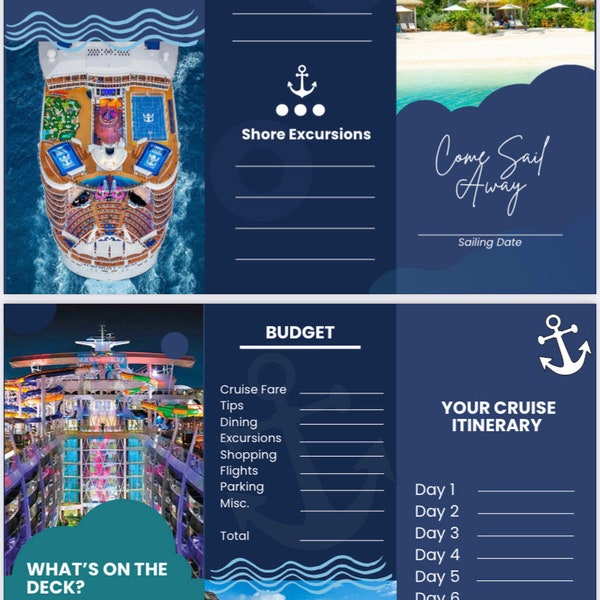 Symphony of the Seas Cruise Planner Template