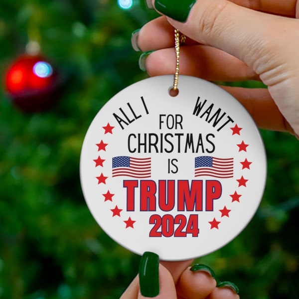 Trump Ornament Etsy