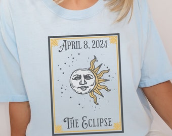 Solar Eclipse T-shirt Total Eclipse Tshirt Eclipse Shirt Astronomy Tshirt Tarot Card T-shirt Eclipse Viewing T-shirt Solar Eclipse Souvenir