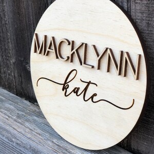 Birth Announcement Sign - Newborn Footprint Sign - Birth Stats Sign - Circle Name Sign - Personalized Newborn Sign - Gift for Baby Shower