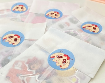 Handtas met kawaii-stickers, klasse B | Perfect briefpapierpakket