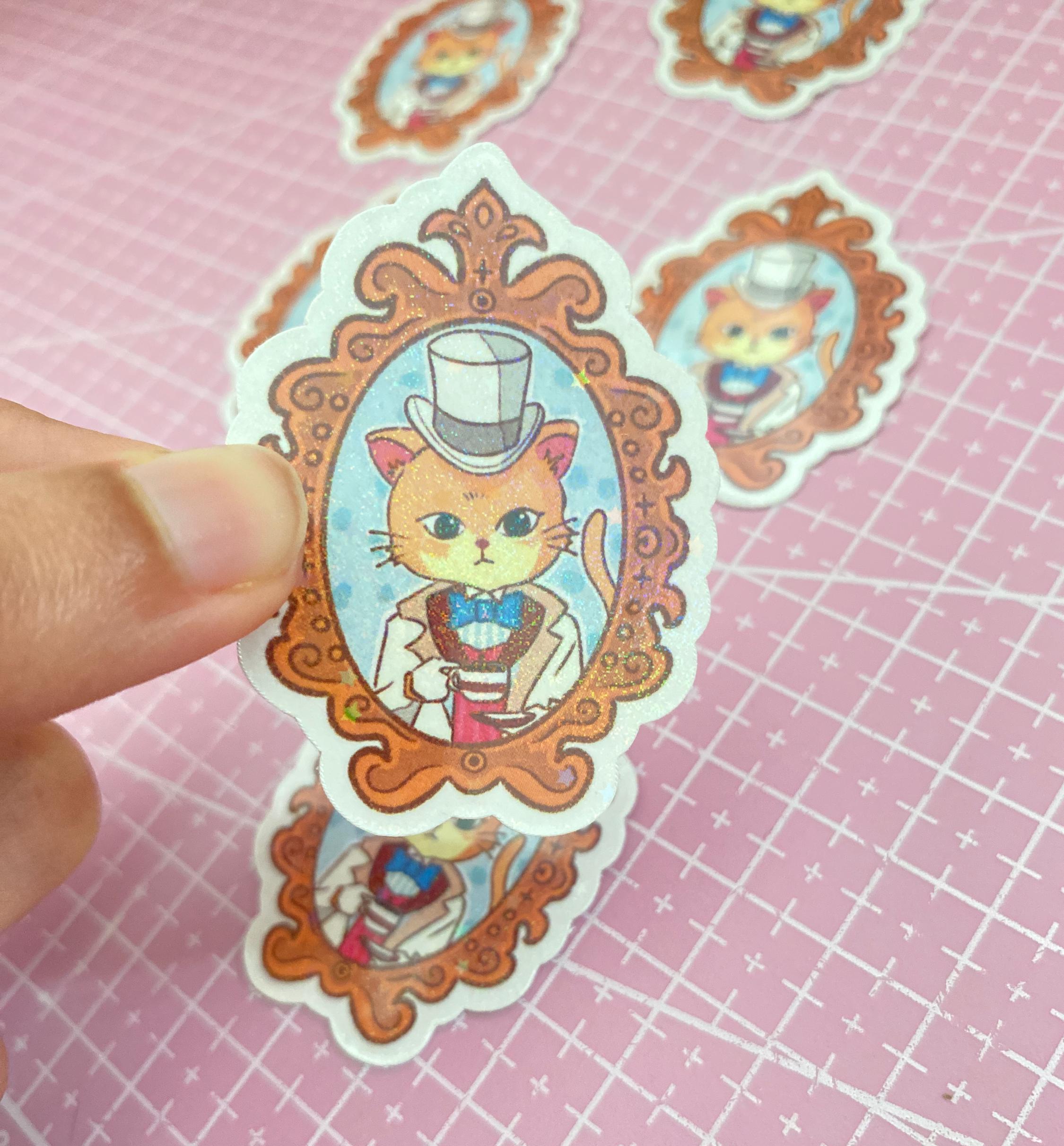 Baron the Cat Sticker | Cat Returns Inspired Waterproof Decal - Etsy