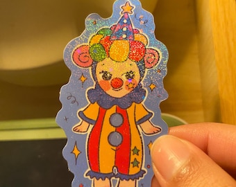 Sonny Clown angel Sticker for Halloween