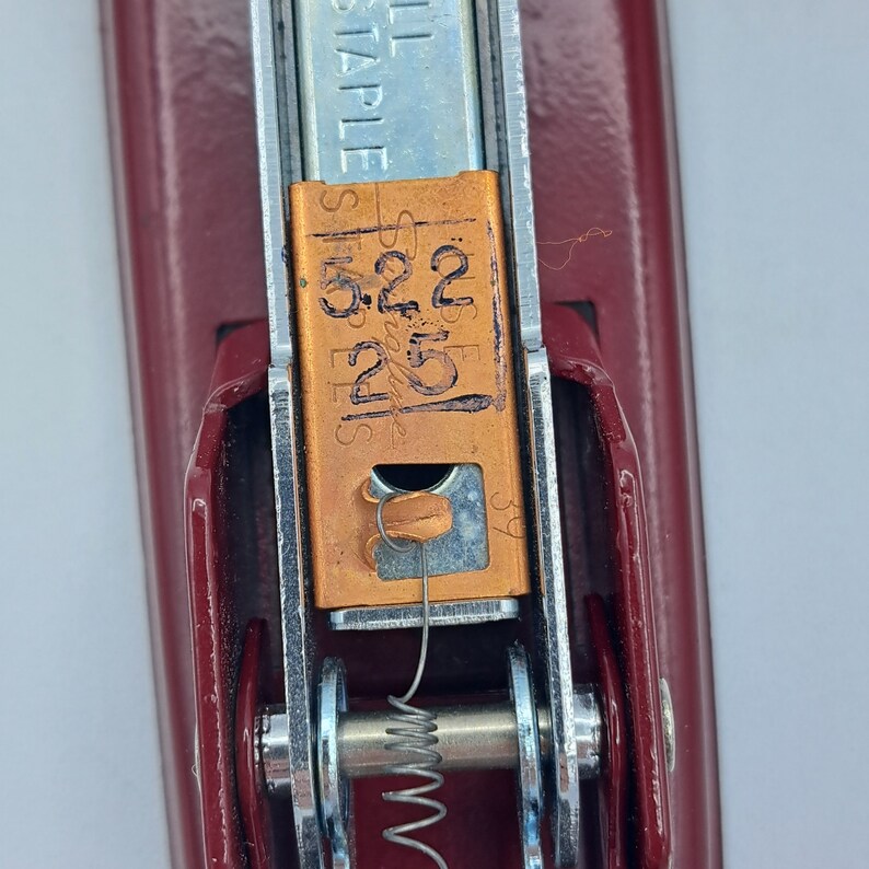 Maroon Red Stapler Vintage Swingline 711 Stapler - Office Supply Decor ...