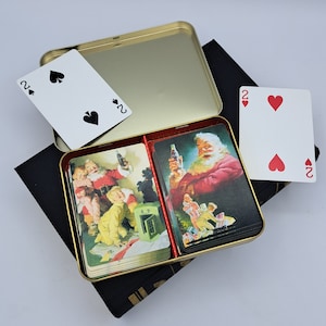 Coca Cola Playing Cards Rare - Etsy
