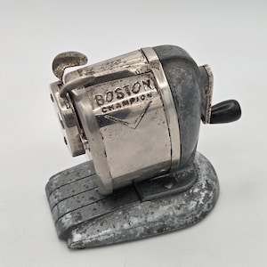 Boston Champion Pencil Sharpener - Etsy