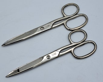 Vintage Scissors - Sharp Solignen German 7 inch Stainless Steel