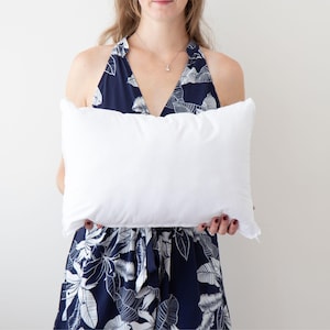 14x20 Down Alternative Pillow Insert || Down Alternative Throw Pillow Inserts || Made in Massachusetts II Decorative Pillow Inserts